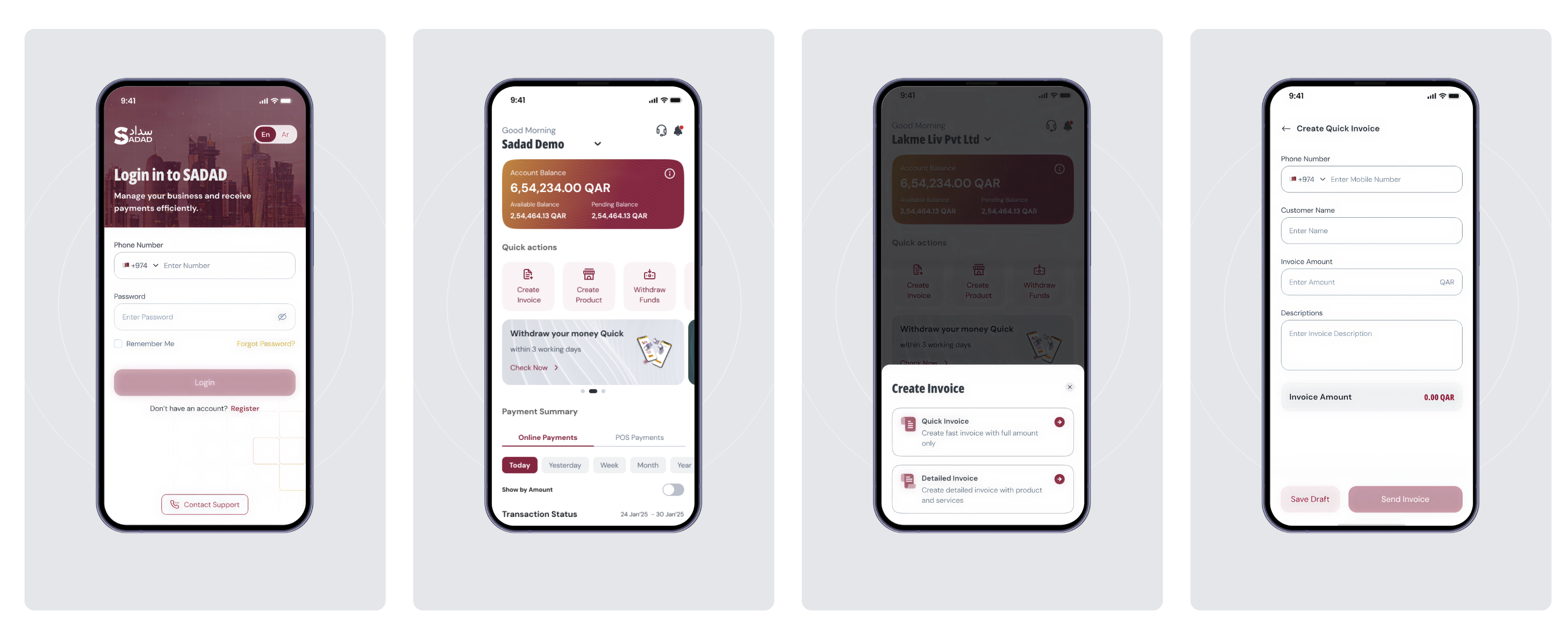 SADAD Payment Links Showcase